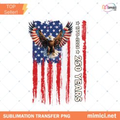 Usa 250Th Anniversary PNG Patriotic Bald Eagle American Flag Preview