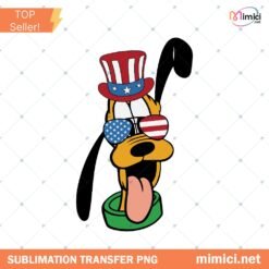 Disney Fourth Of July PNG Patriotic Cartoon Friends USA Flag Preview