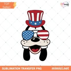 Disney USA Patriotic PNG Cartoon Friends Fourth Of July Amer Preview