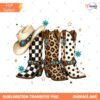 Cowboy Boots PNG Western Cowgirl Design Leopard Print Brushs Preview