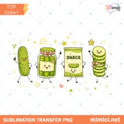 Funny Pickle Doodle PNG Happy Smiling Pickle Characters Desi Preview